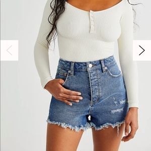 Free People Curvy Shorts